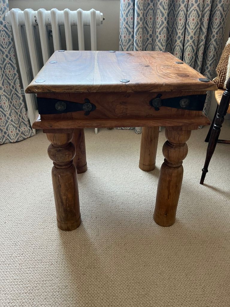 Wood coffee table
