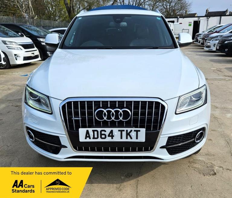 2014 Audi Q5 2.0L TFSI QUATTRO- S LINE - ULEZ/CAZ PASS-FREE 18MONTHS GOLD