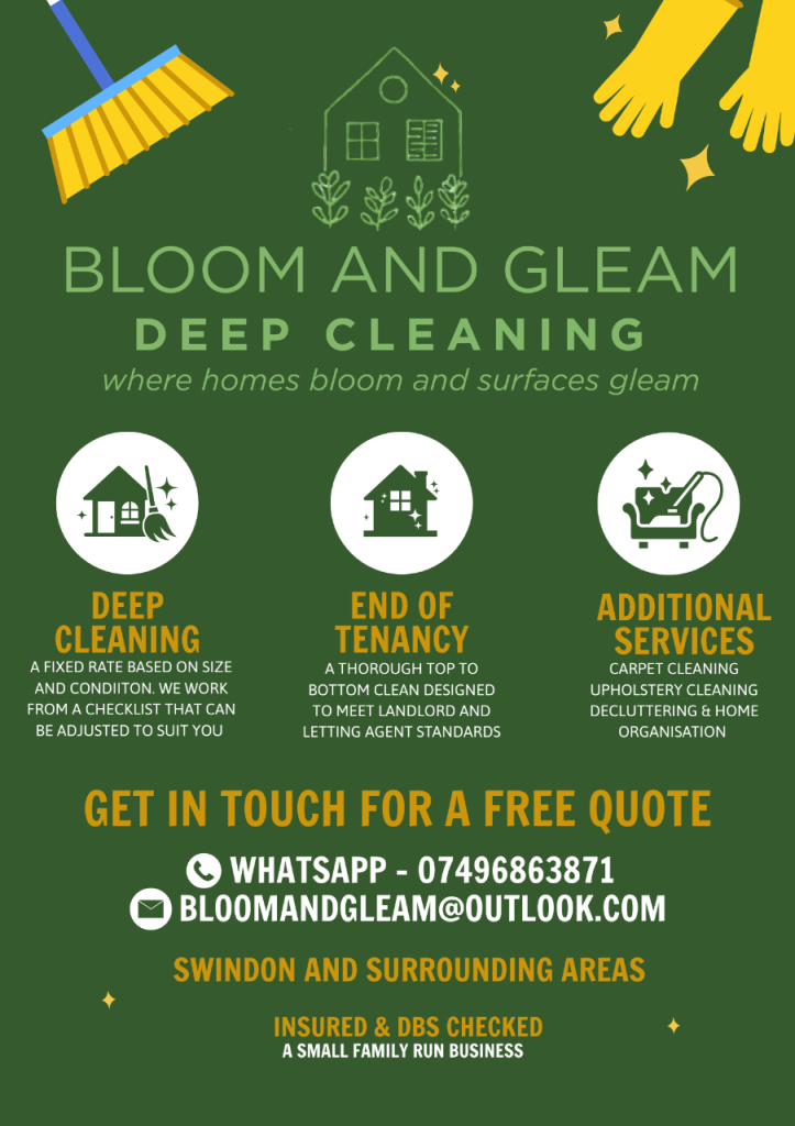 Bloom & Gleam Deep Cleaning Services Swindon