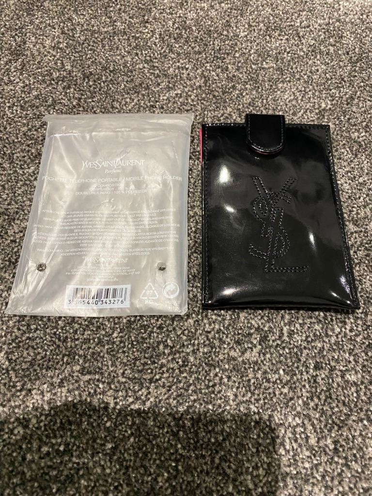 New - Yves Saint Laurent Parfums Pouchette Telephone Mobile Phone Holder