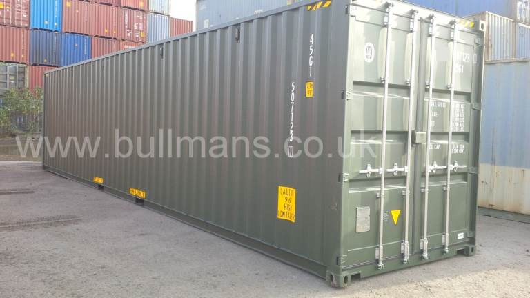 40ft High Cube Shipping Containers – Single Trip / New Build – FOR SALE