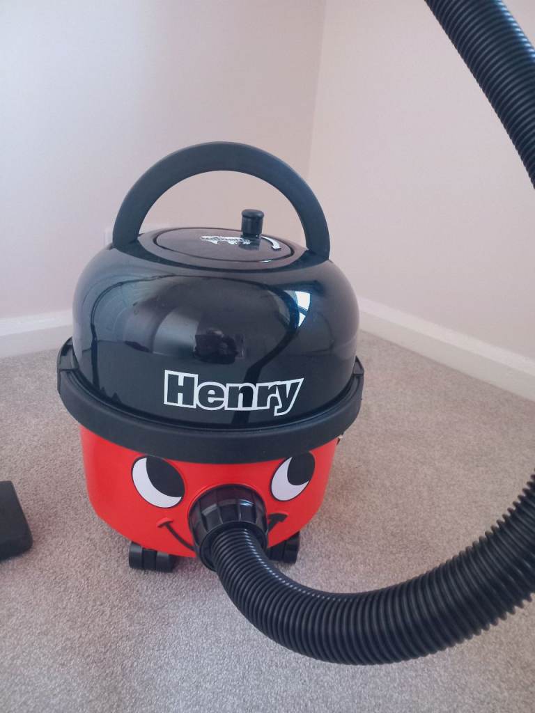 Henry Vacuum Cleaner – Red and Black, Good Condition