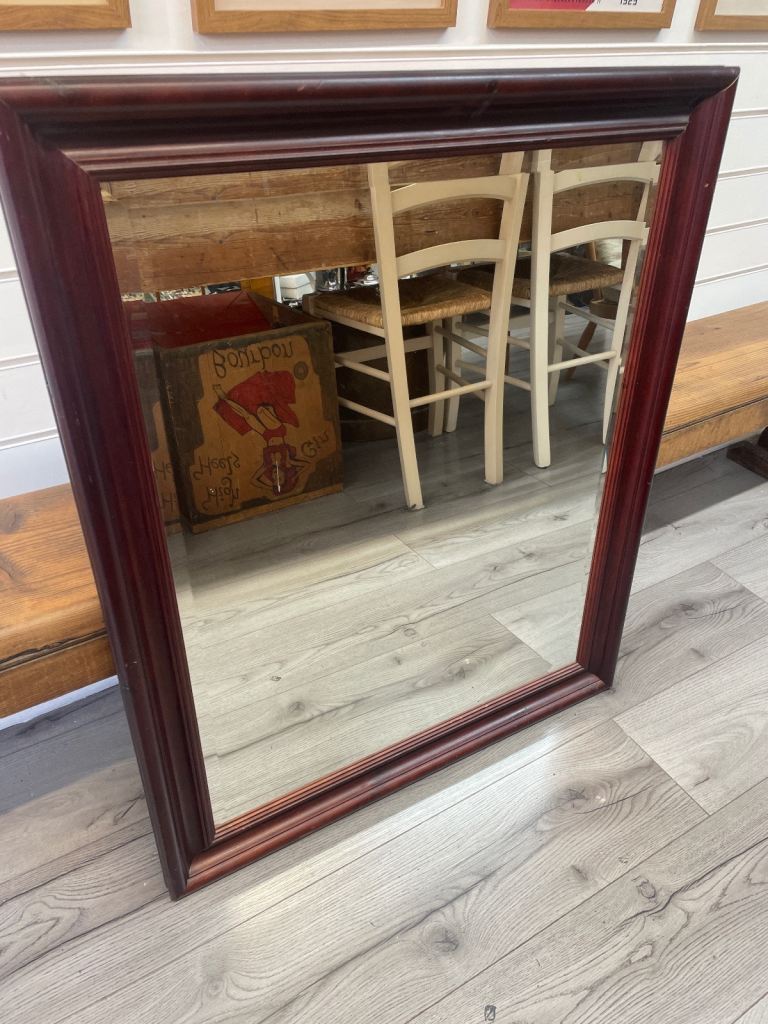 Large wooden framed Mirror