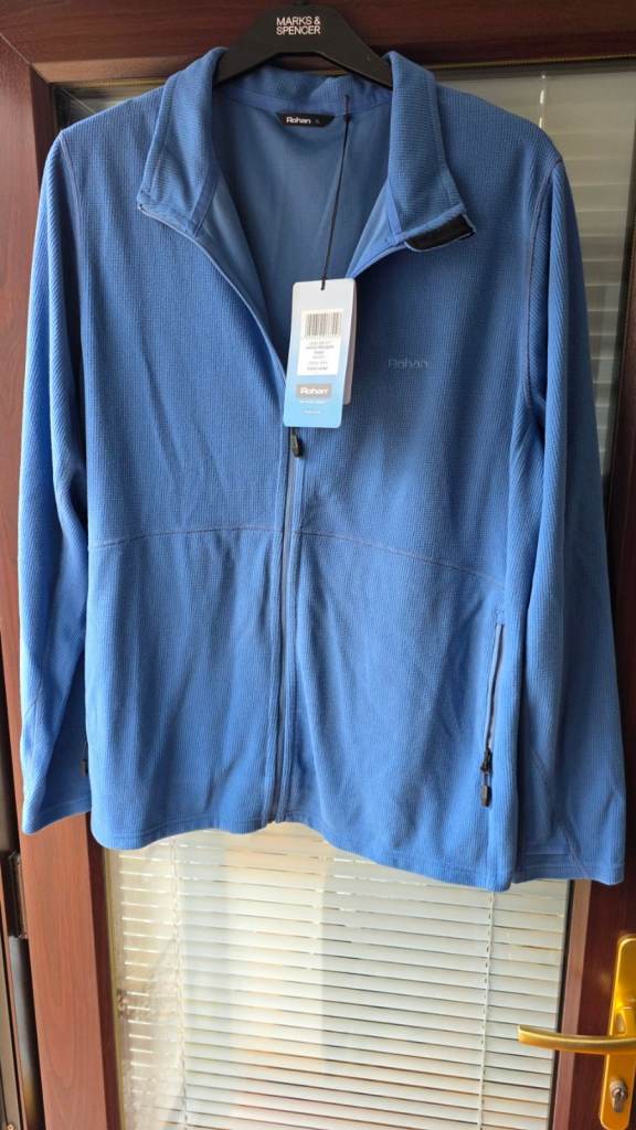 Rohan Women's Stretch Microgrid Jacket - Zephyr Blue, Extra Large, NEW with tags