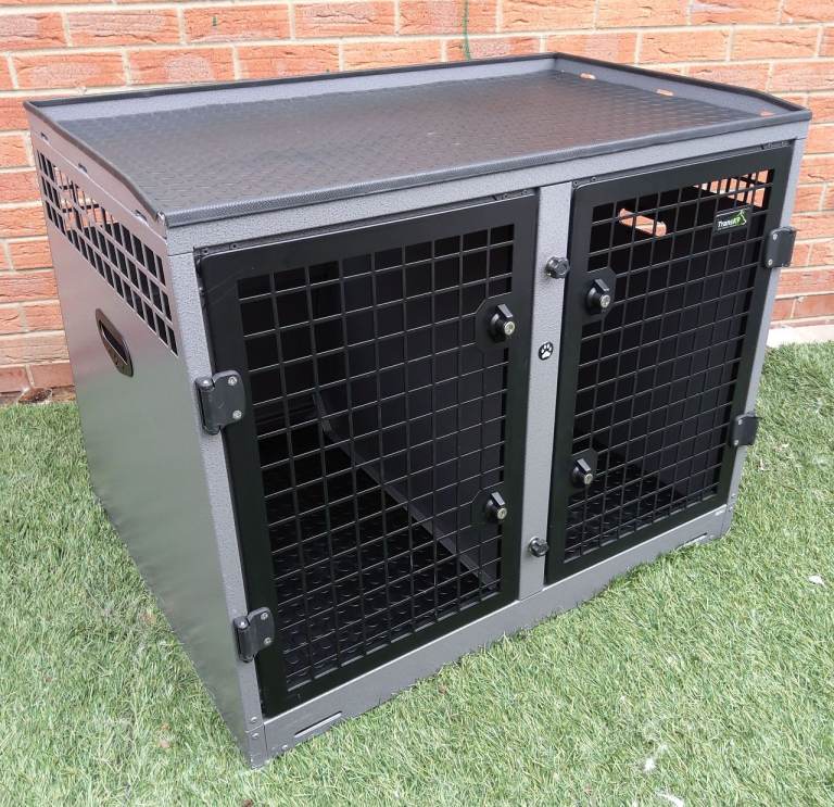 Trans K9 ( B4 ) Transport double dog box ( Lockable & Crash Tested ) TransK9
