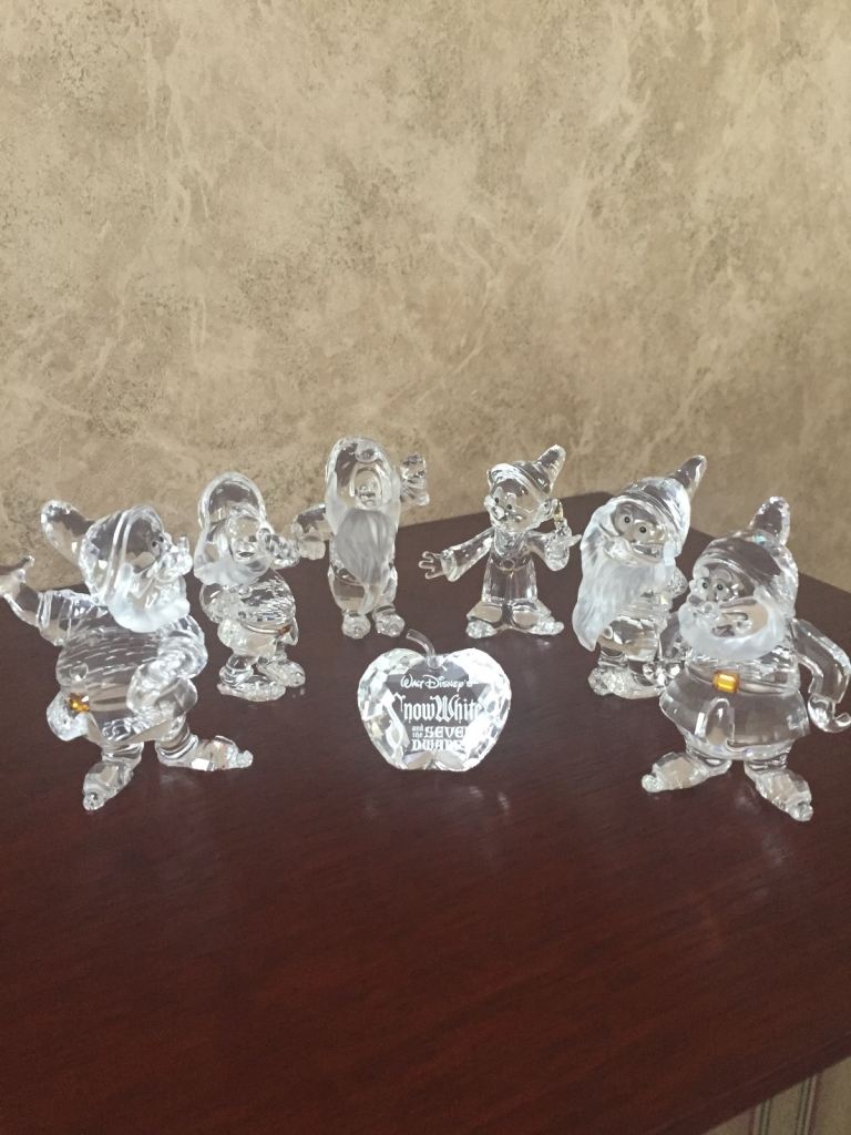 SWAROVSKI CRYSTAL (Disney) - 7 Piece Collection - (Other DISNEY Also Available - See All Photos) 