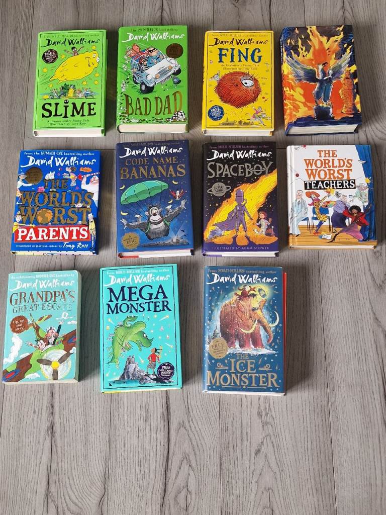 David Walliams Books Bundle – 11 Titles, Good Condition
