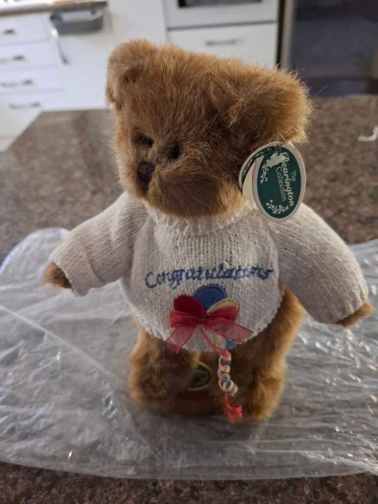 "CONGRATULATIONS" BEARINGTON BEAR