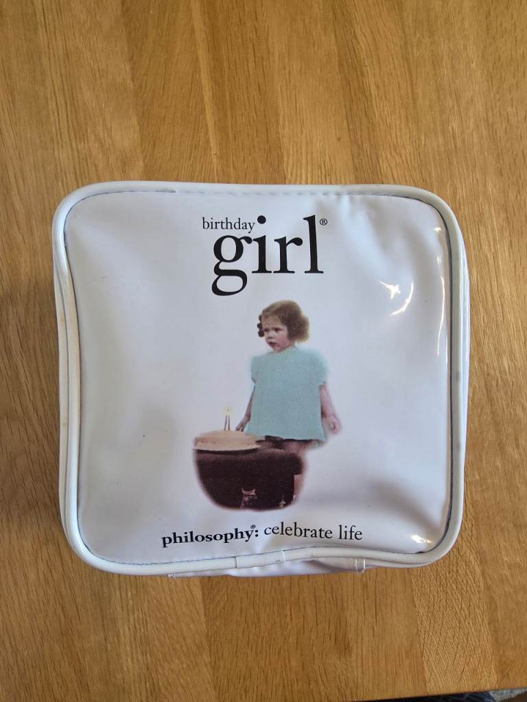 Philosophy 'Birthday Girl' Cosmetic Bag - As New