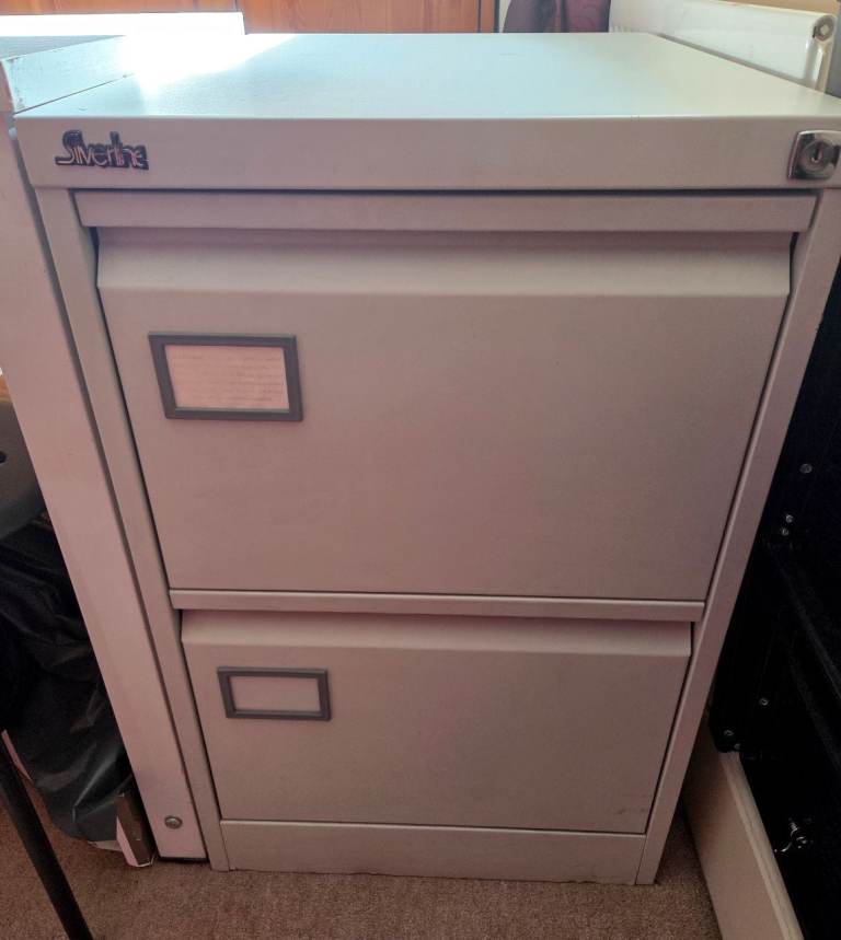 Silverline Two-Drawer Foolscap Filing Cabinet