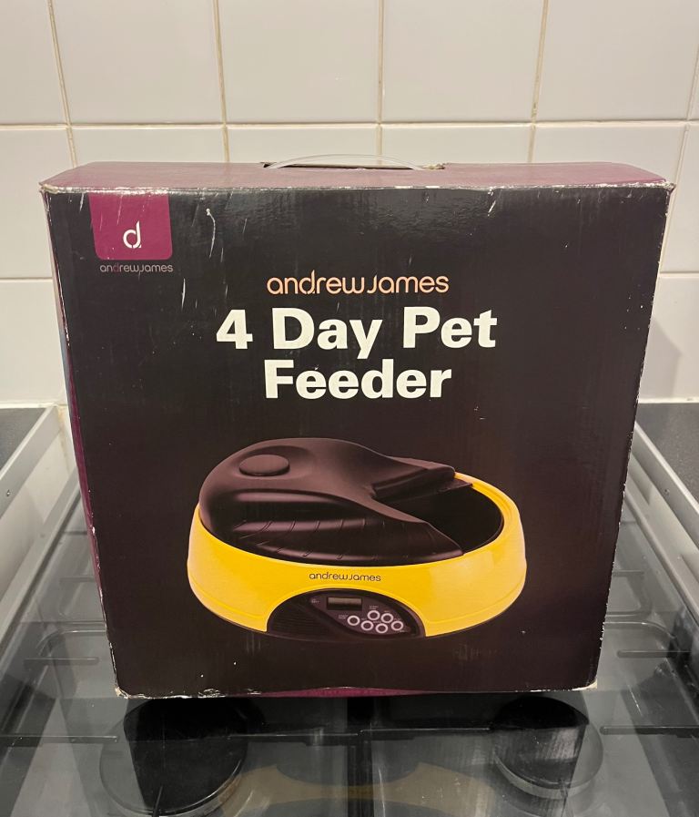 Andrew James 4 Day Automatic Pet Feeder – Boxed