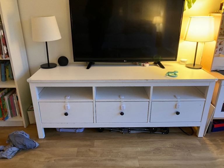 Ikea hemmed tv cabinet white