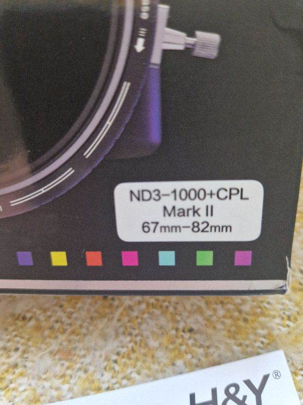 H&Y REVORING ND3-1000+CPL Mark II Filter 67mm-82mm