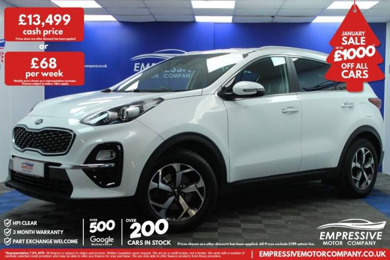 2019 19 KIA SPORTAGE 1.6 CRDI 2 SUV 5DR DIESEL MANUAL EURO 6 (S/S) (134 BHP) DIE