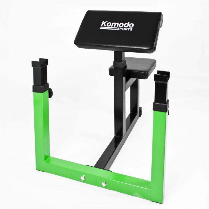 image for Komodo Preacher Bicep Curl Bench - 73 x 60cm (BCP-CUL-BCH)