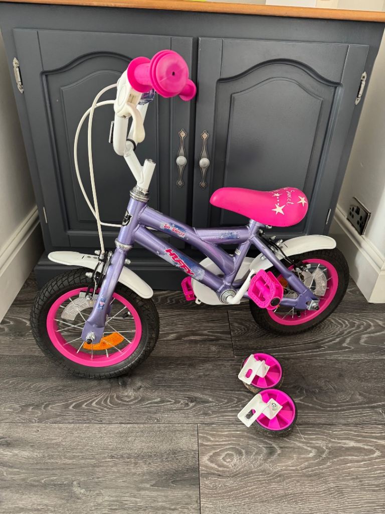 Huffy toddler pink bike 