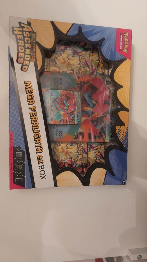 Pokemon Mega Feraligatr EX Box - Ascended Heroes