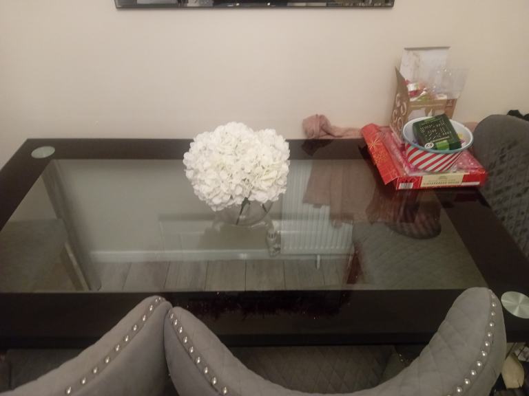 image for Glass dining table