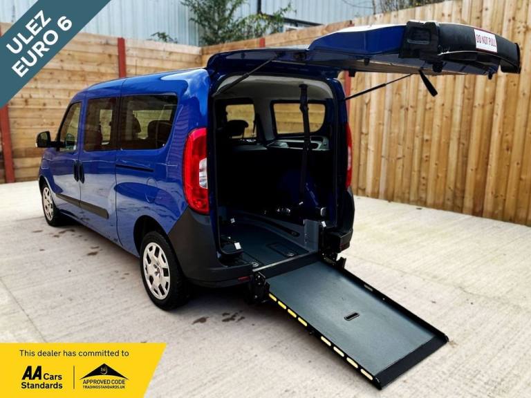 2018 Fiat Doblo L2 LWB 5 Seat Wheelchair Accessible Disabled Access Vehicle WAV MPV Diesel Manual