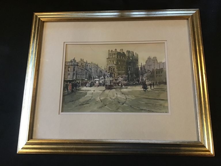 Original Watercolour of Bradford by Alan Thorpe