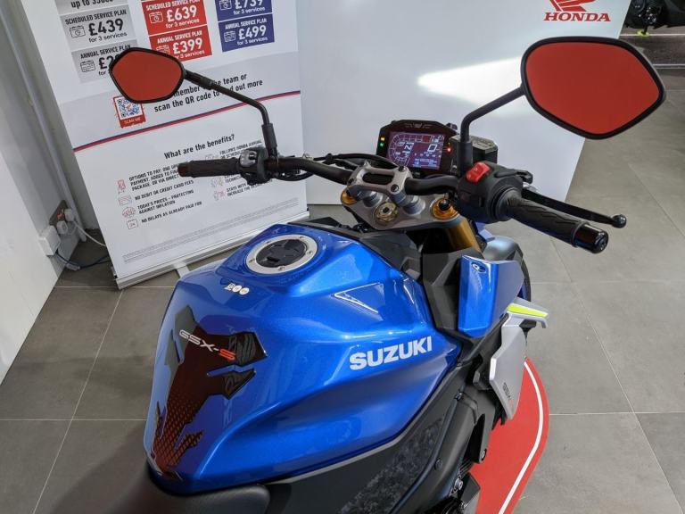 2023 SUZUKI GSX-S1000 RQ2 M3 BLUE METALLIC SCORPION EXHAUST TAIL TIDY LOW MILES
