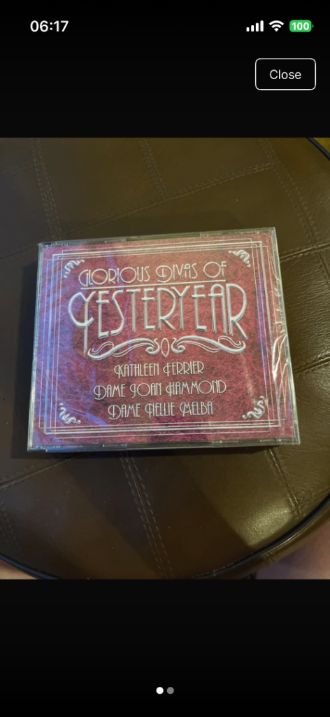 CD, Glorious Divas of Yesteryear
