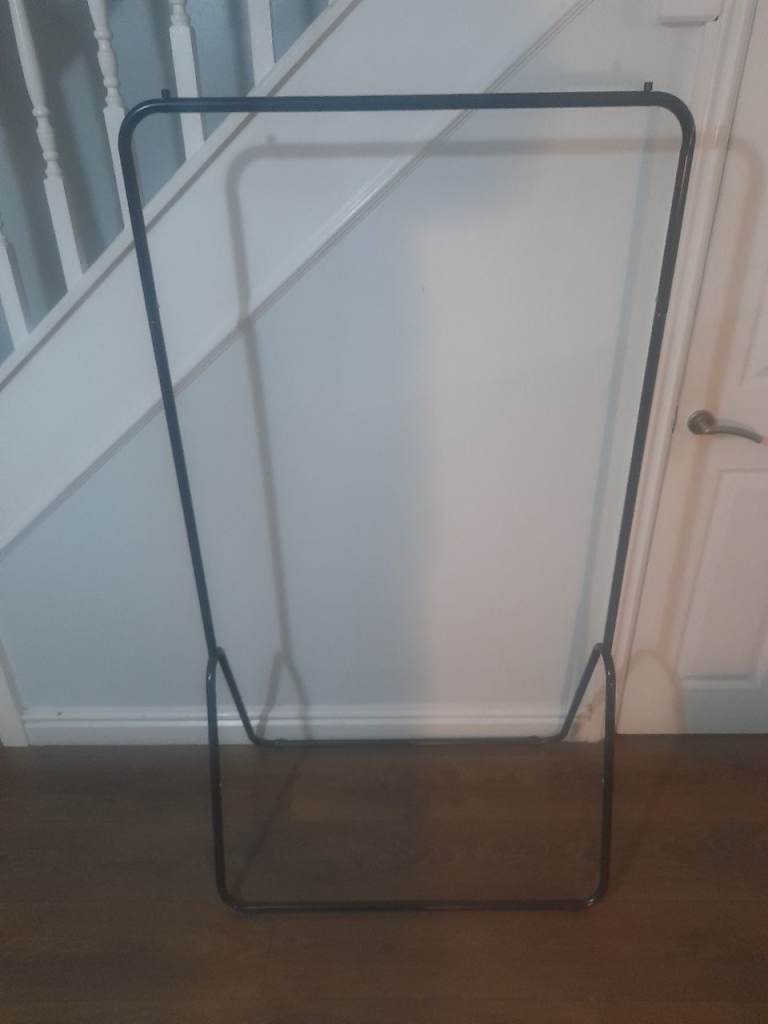 image for Habitat Black Clothes Rail . 150 Cms High . 