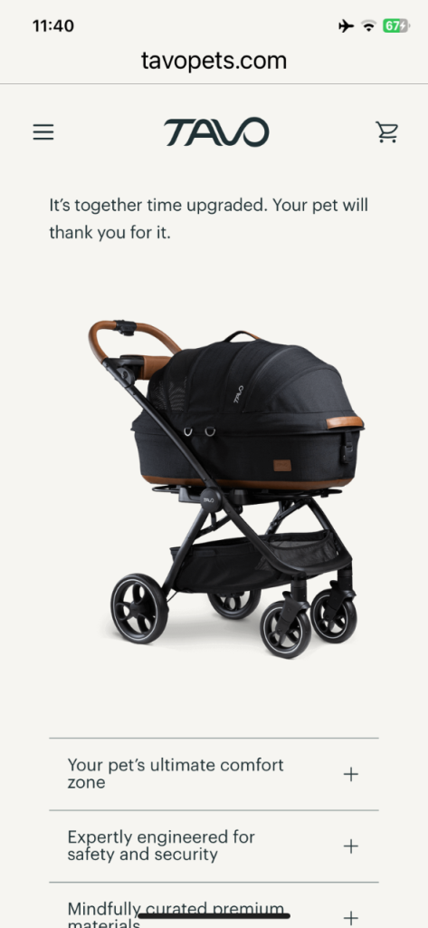 Dog pram stroller and isofix system