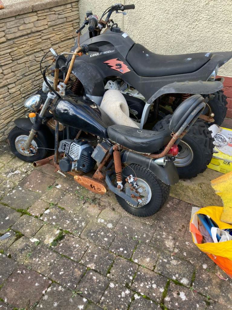 DINLI 100cc QUAD AND MINI MOTO 49cc 
