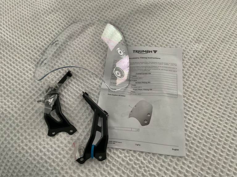 Triumph Speed 400 & Scrambler 400x Genuine Fly Screen