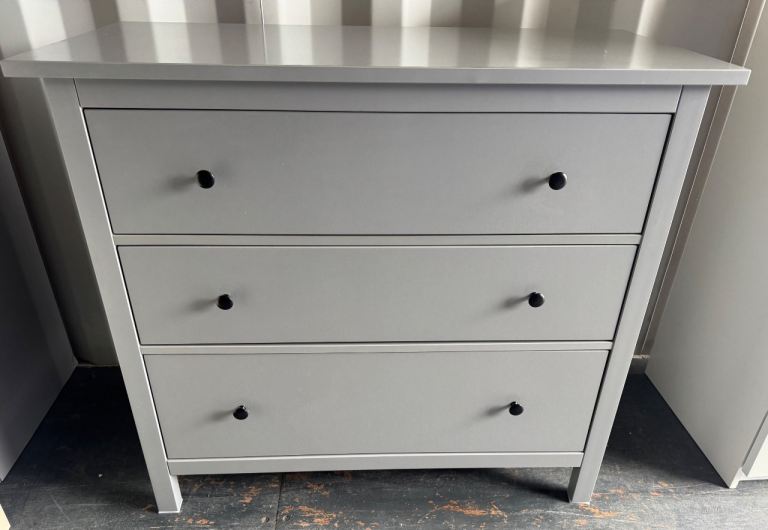 IKEA Hemnes Grey Chest of 3 Drawers.   Can deliver locally.