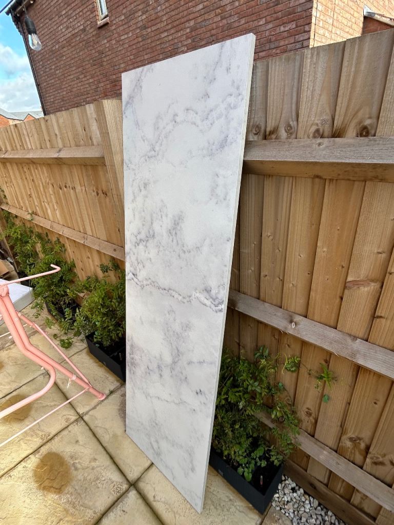 Worktop 6ft 5 in’s Marble Affect Laminated