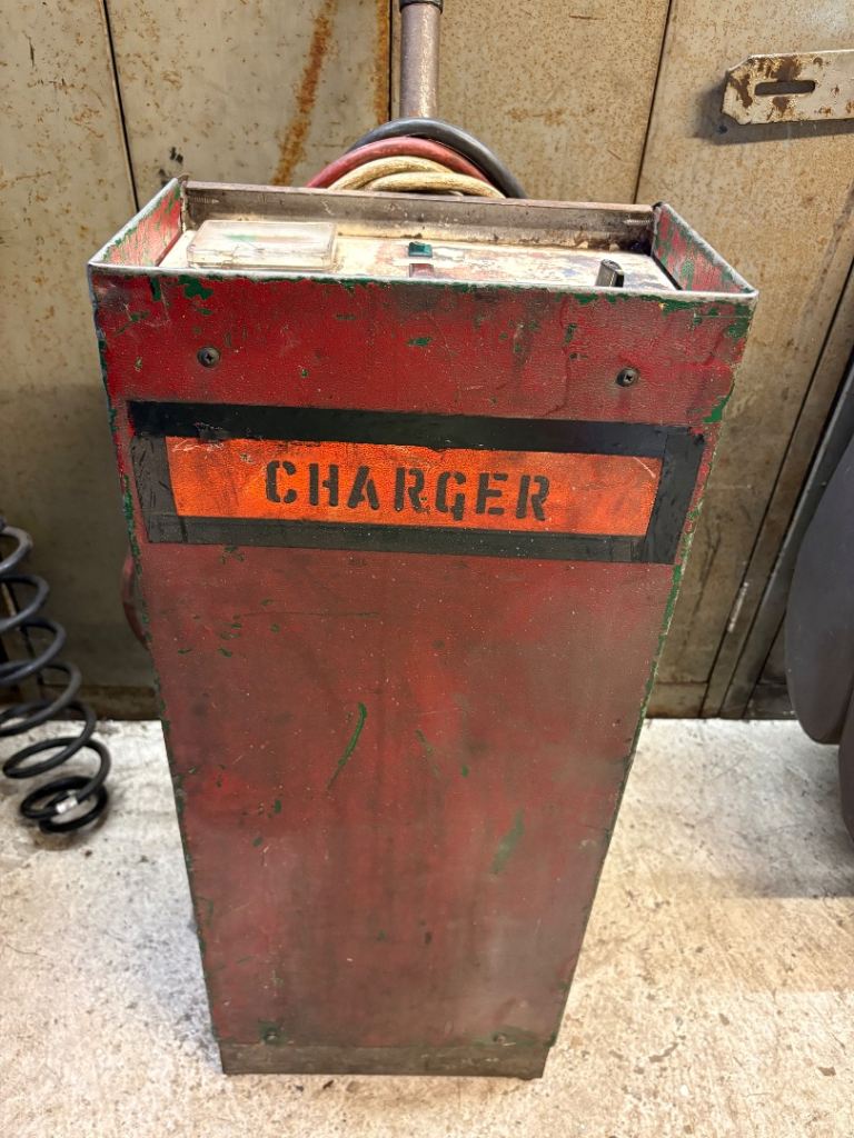 Car battery charger and booster. 