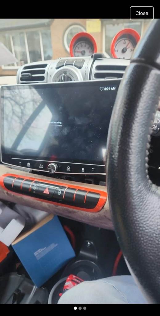 ESSGOO DAB+ Android14 Apple CarPlay 4+64G Rotatable 10'' Car Stereo GPS Head Unit WIFI