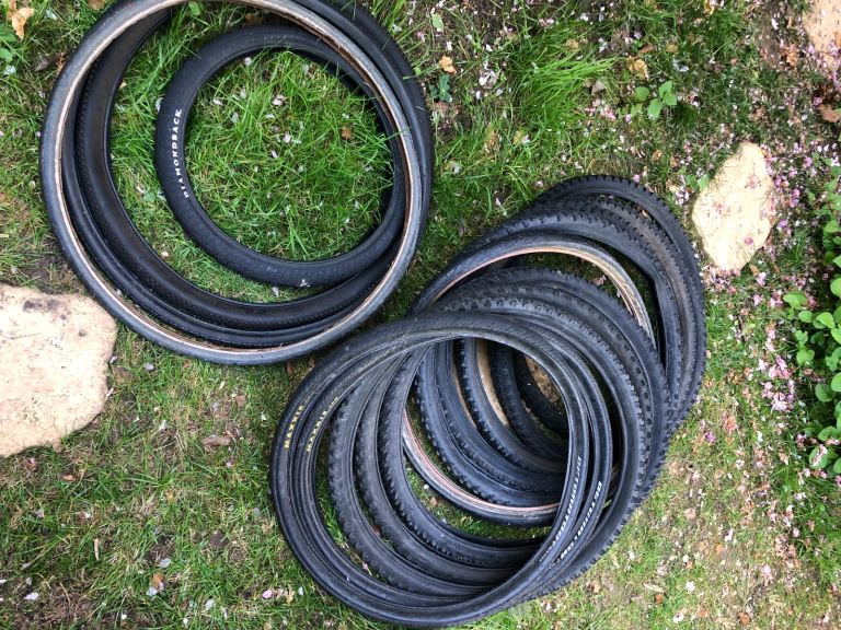 16 bicycle tyres 26”, 27”, 28” 700c etc 