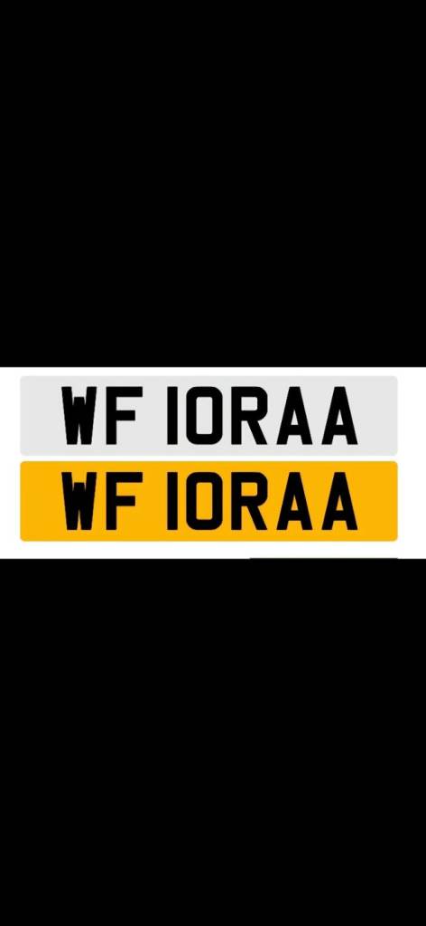 Laura loraa Iqra Iqraa Ikra Private reg number plate for sale 