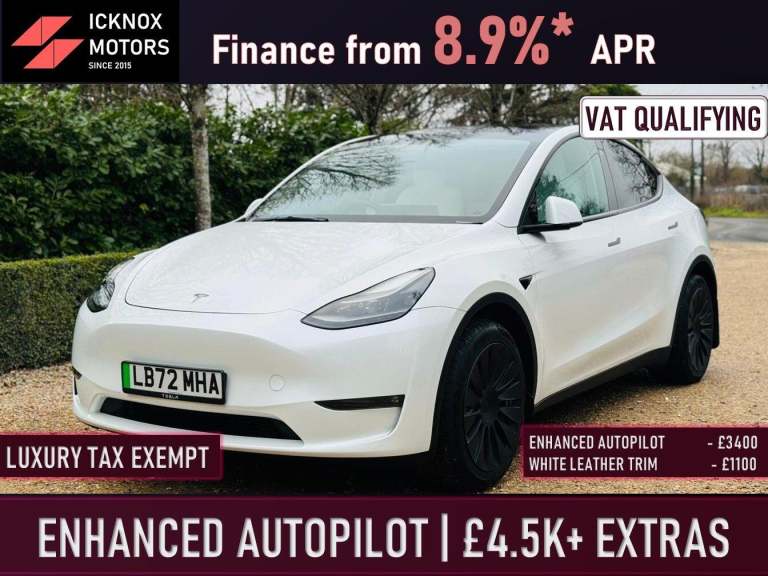 2022 Tesla Model Y (Dual Motor) Long Range Auto 4WDE 5dr MPV Electric Automatic