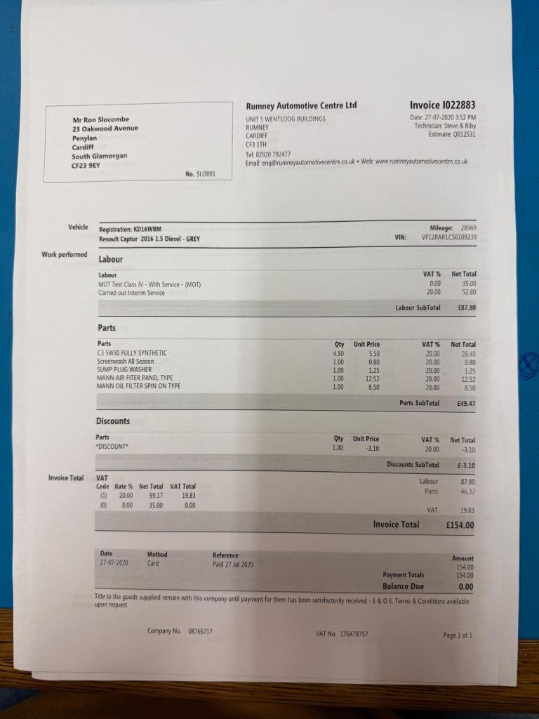 2016 Renault Captur 1.5 dCi 110 Dynamique Nav 5dr HATCHBACK DIESEL Manual