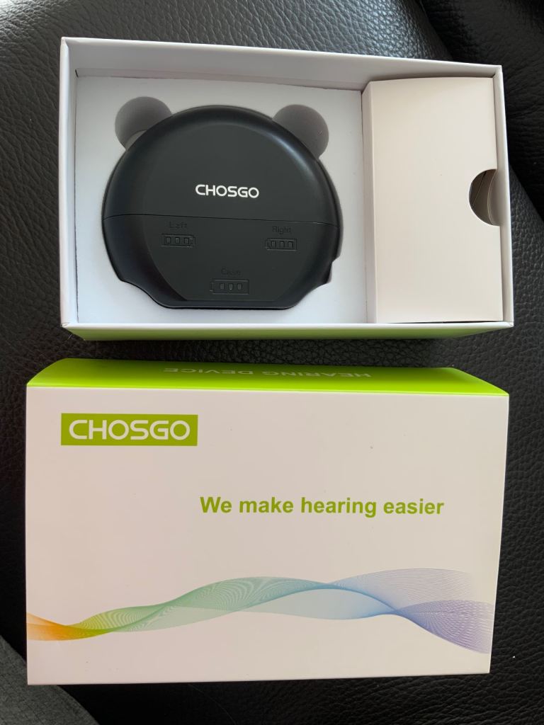 CHOSGO Hearing Aids with Charging Case – As Good As New
