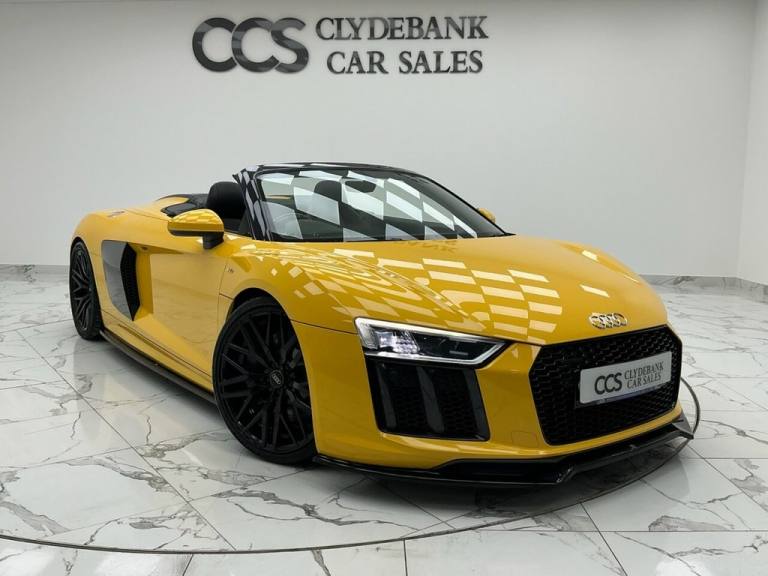 2018 Audi R8 5.2 FSI V10 Spyder 2dr Petrol S Tronic quattro Euro 6 (s/s) (540 ps) Convertible Pet...
