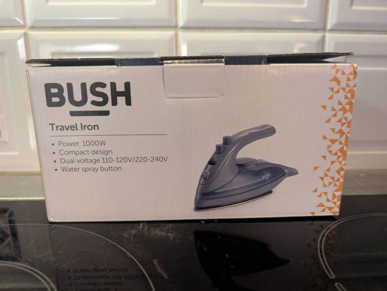 BUSH Travel Iron 1000W – New in Box