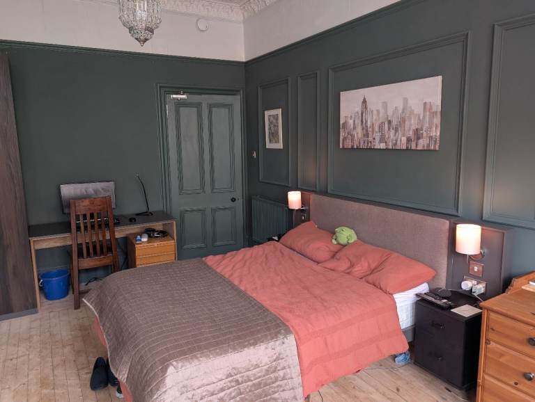 Main room in large flat near the Meadows Edinburgh 
