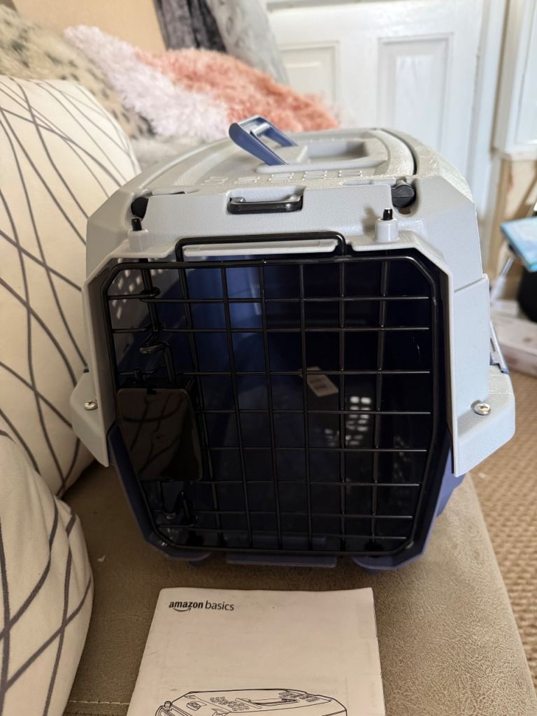 Brand new Amazon grey pet carrier 