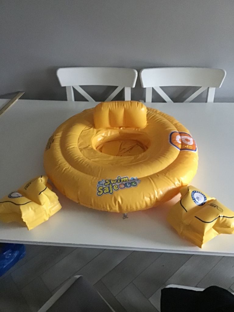 Baby Swim Safe Floating Ring with Armbands for 2-6 Years Old