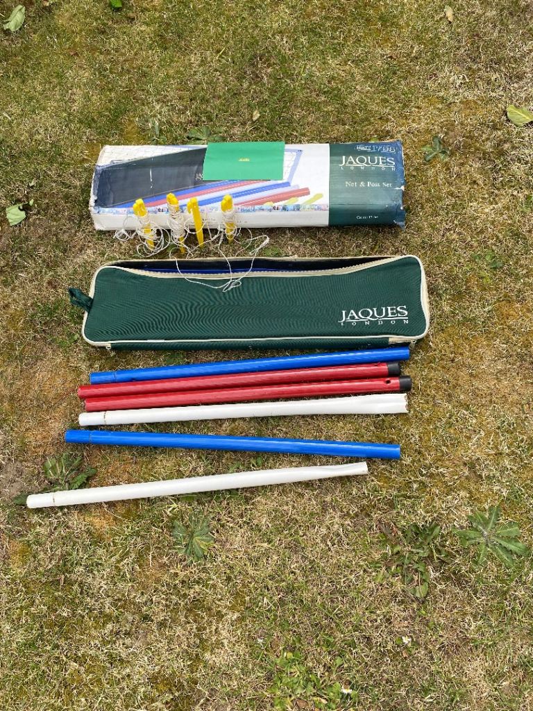 Jaques London Net & Post Set for Garden Games