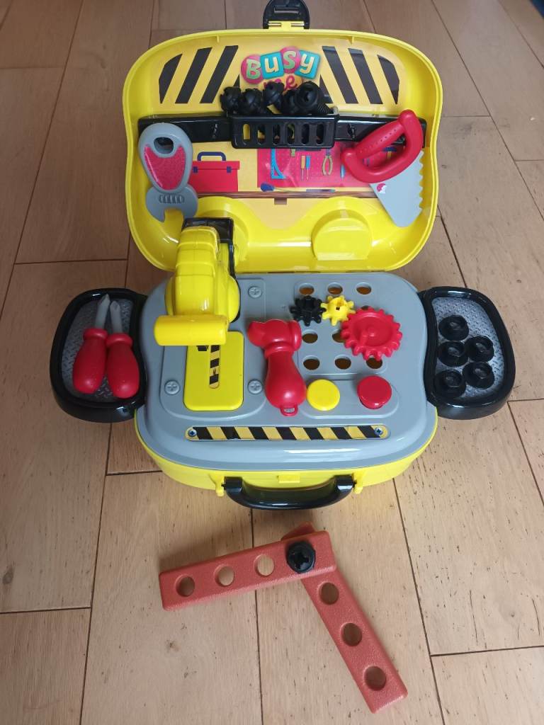 Busy Me Toy Workbench Play Set – Good Condition