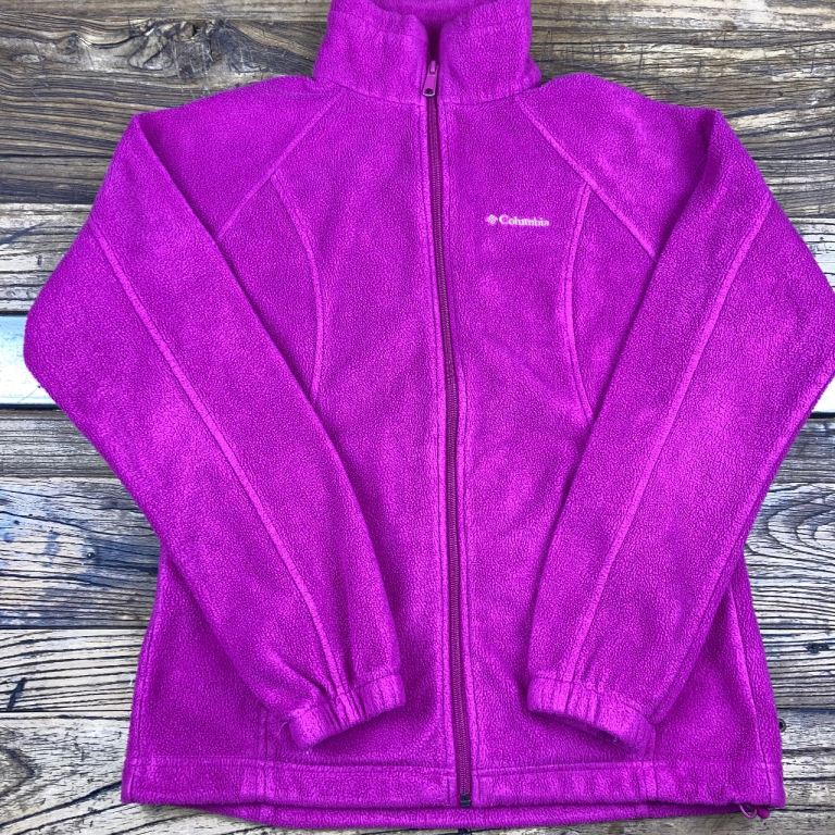 image for Columbia Women’s Lightweight Zip Fleece Pink Size S Good