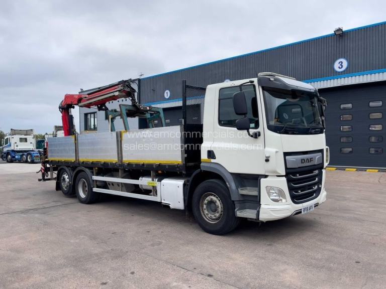 2018 (18) DAF CF 370 6X2 26T DROPSIDE BRICK CARRIER