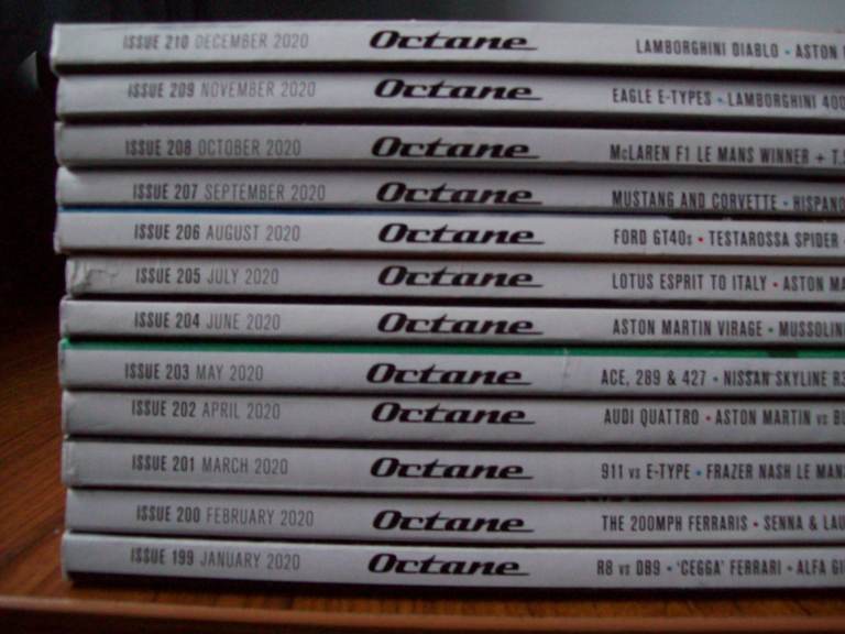 Octane Magazines, 12 x Issues from 2020,