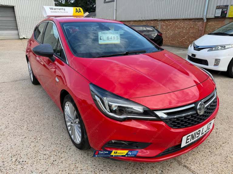 2019 Vauxhall Astra 1.4i Turbo Elite Nav Hatchback 5dr Petrol Manual Euro 6 (150 ps) Hatchback Pe...